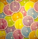 ZIT-818 Lemons, Oranges - 3-ply - Ihr